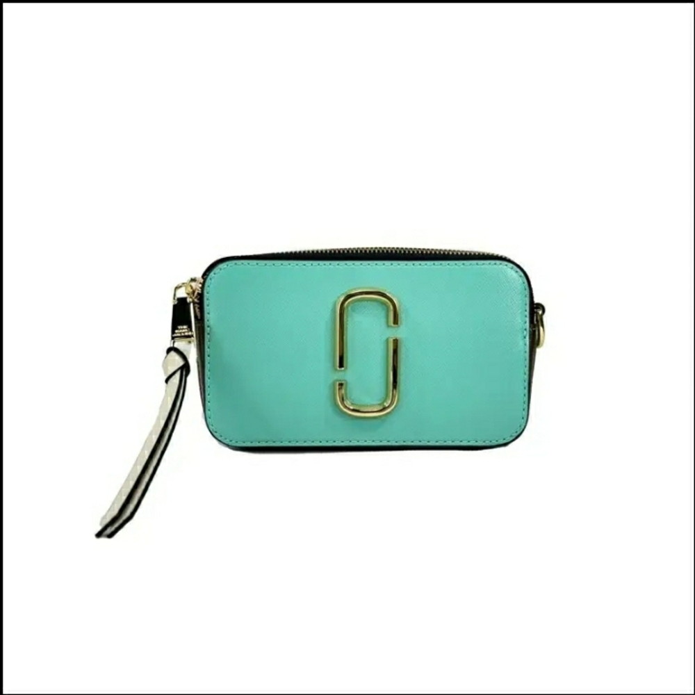 NWT! Rare! Marc Jacobs THE SNAPSHOT Surf Multi Crossbody Bag w/ Gold Accent - Picture 2 of 7